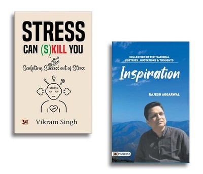 Crushing the Stress Cycle + The Inner Spark Paperback by Vikram Singh