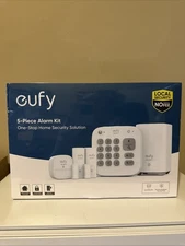 Eufy Security 5 Piece Alarm Kit Homebase Keypad Sensors - NEW SEALED IN BOX