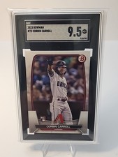 2023 Bowman Corbin Carroll #73 SGC 9.5 RC Rookie Card Diamondbacks ROY. rookie card picture