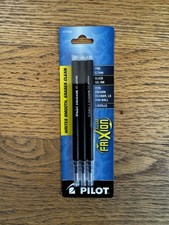 Pilot Refill for FriXion Erasable Gel Ink Pen Black 3/Pk 77330