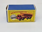Matchbox Lesney – 17d   Hoveringham Tipper   1964   ***BOX ONLY***