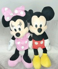 Disney Junior Mickey And Minnie Mouse Kids Plush Set Lot Of 2