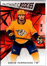 2021-22 SP Game Used #142 David Farrance Red Fragment #/205
