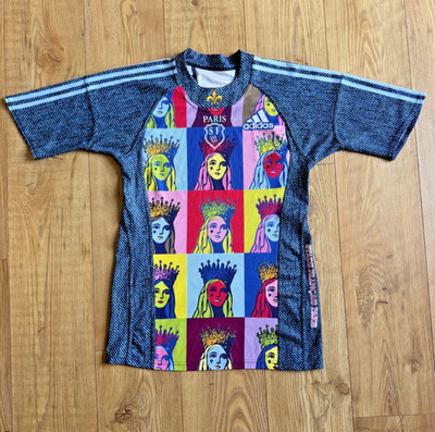 VINTAGE Stade Francais Paris Shirt 2008/2009 Andy Warhol Medium M Trikot NEUWERTIG
