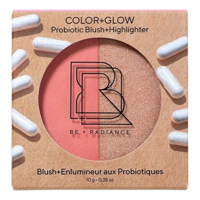 COLOR+GLOW Probiotic Blush+Highlighter - N°01 10g | BE + RADIANCE