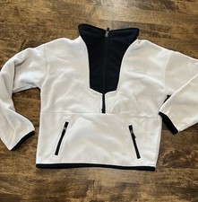 Columbia Youth sequoia Grove Orange Half Zip Fleece Pullover Sm 8