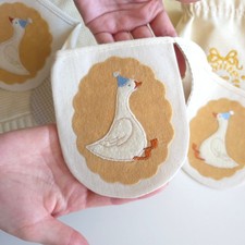 Handmade Goose Nursery Garland Cotton Bunting with Felt Goose Flags