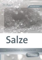 Salze - Lernen An Stationen Im Chemieunterricht Sekundarstufe I Erwin Graf 52 S.