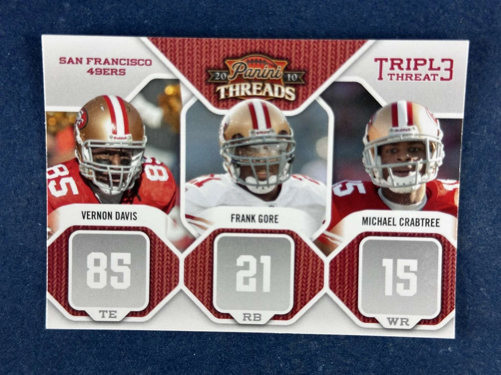Vernon Davis trading card