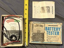 Vintage Micronta Battery Tester 22-030A. Original Box With Manual