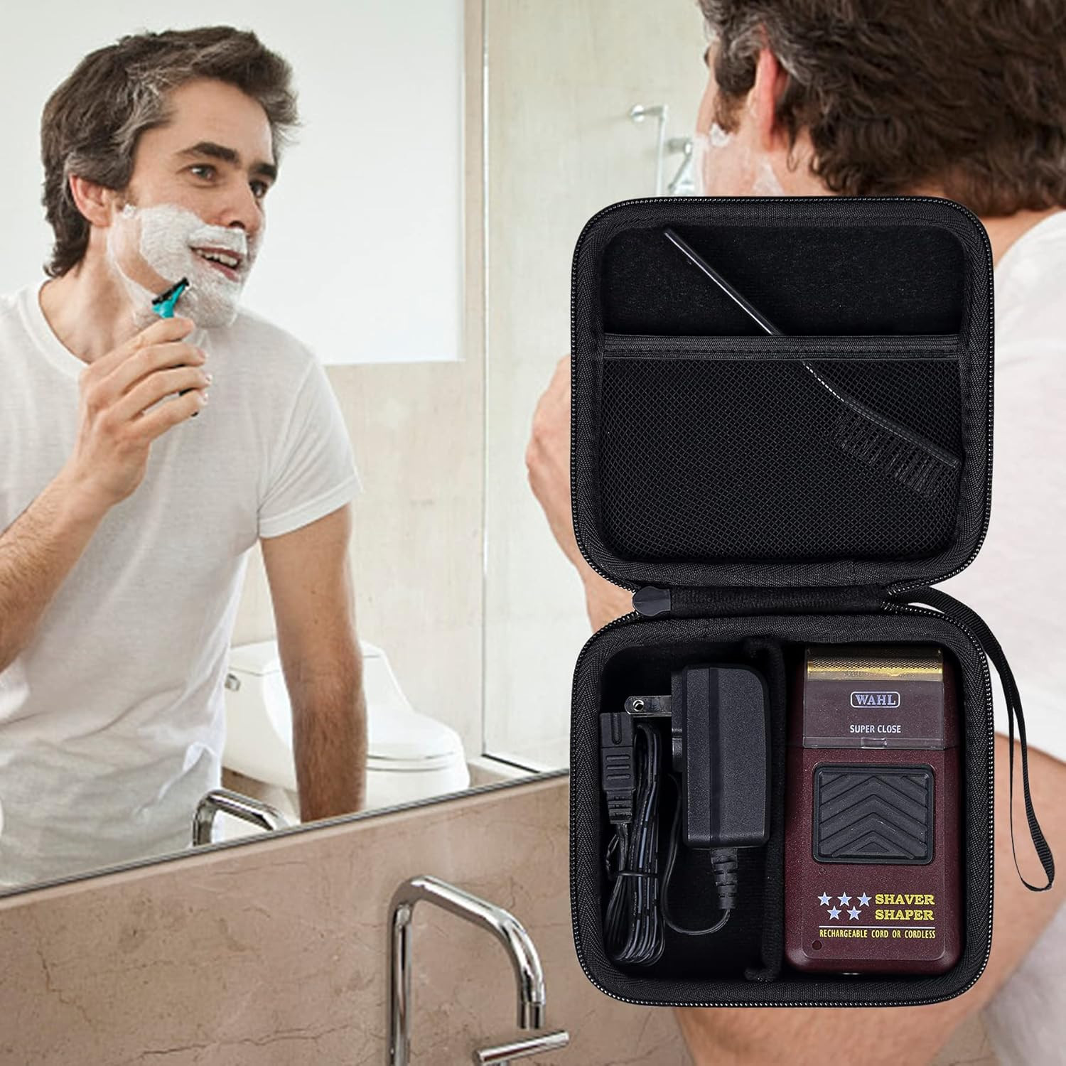 Hard Travel Case Replacement for Wahl Professional 8061-100 8164 5-Star Serie...