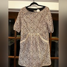 NWT Vintage Aidan Dress Size 6 Floral Lace Patterned Dress with Pockets
