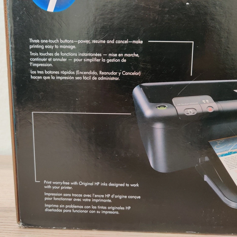 HP Deskjet D2660 Inkjet Printer CH366A New in Box Windows USB Simple Home Office - Image 3 of 4