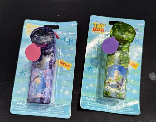 Vintage Disney Store Pooh & Toy Story Adventurers Mini Fan New In Box -DS4