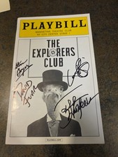 THE EXPLORERS CLUB - July 2013 - Cast Autographed Playbill