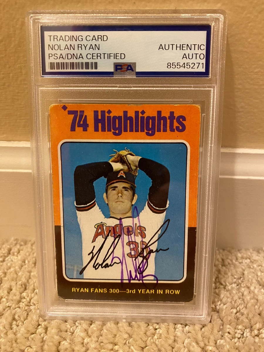 1975 Topps NOLAN RYAN PSA 8 ビンテージ エンゼルス 1975 Topps NOLAN RYAN PSA 8 ビンテージ エンゼルス 1975 Topps Nolan
