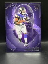 2025 Panini Silhouette Adrian Peterson 🔥 Vikings Legend Purple Color Match