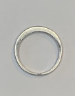 925 Sterling DS CZ Anniversary Ring Sz 7.75 — photo 8