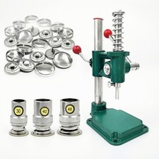 Button Press Machine Heavy Duty Button Maker with Molds