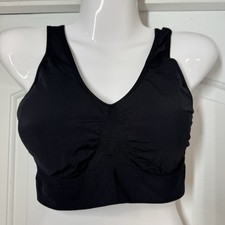 TrueKind Daily Comfort Wirefree Shaping Bra 2XL Black Shaper Wireless Padded
