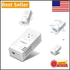 Trendnet Powerline 1300 AV2 Adapter - Gigabit Port & Built-in Outlet, White