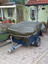 DDR Anhänger HP401 400kg inkl. TÜV, neue Reifen, Original Autohome Dachzelt