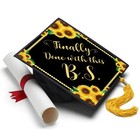 Finally Done with this B.S. - Grad Cap Decorated Grad Caps - Motivational Ins...