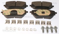 Bremsbelagsatz Scheibenbremse Triscan 8110 23102 FüR Mercedes CLA C118 Klasse