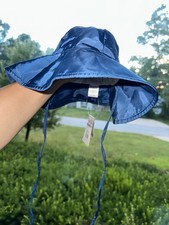 Rufflebutts UPF 50 Blue Sun Protective Hat Unisex Size 6-12 Months New With Tag