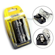 Mini ANL Fuse Holder Xscorpion AMA48P Inline 4 8 Gauge Input and Output Clear
