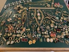 Assorted Gold Tone Necklace And More Costume Jewelry Mixed Lot Modern Vintage