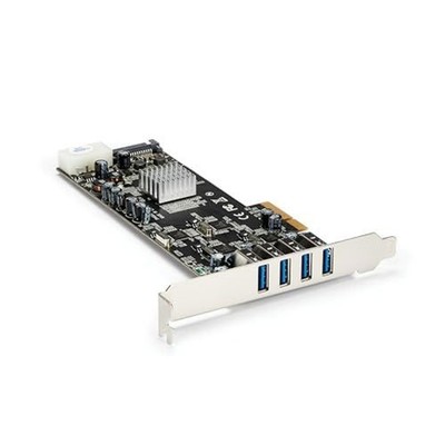 StarTech 4-Port USB 5Gbps PCIe Card 4x Independent USB Controllers Open Box
