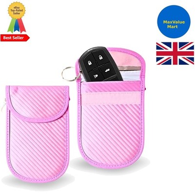 Elegante rosa Faraday Tasche - RFID Blocker für Autoschlüssel & Wertsachen