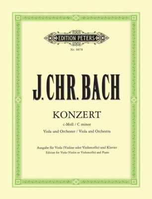 Viola Concerto in C minor Edition for Viola ViolinCello and Piano 9790014104115