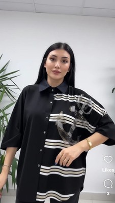 OneRetto Miralina Anchor Shirt