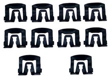 68-96 Ford Front Windshield Rear Window Moulding Molding Trim Clip Clips 10pc NN