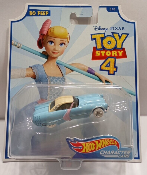 Hot Wheels Disney Pixar Toy Story 4 Bo Peep 6/8 Character Cars GCY58-image