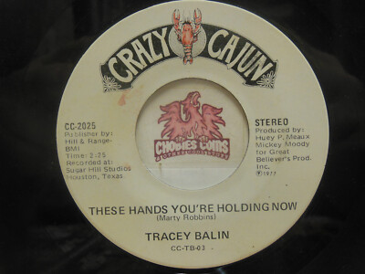 Tracey Balin   These Hands You're Holding Now / Man Would Be, 45 RPM VG+ (22B)