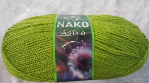 Nako Astra DK #1291 Lime Green 100g Premium Acrylic Knitting Yarn