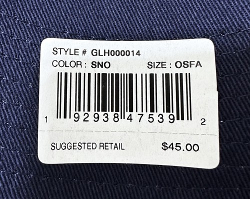 Cappello da golf G/FORE bambina golfista cotone twill vestibilità rilassata snapback bianco NUOVO - Foto 5 di 6