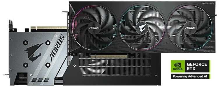 AORUS GeForce RTX 5060 ELITE GDDR7 Graphics Card, 3840 CUDA Cores, 3x DisplayPor - Image 2 of 4