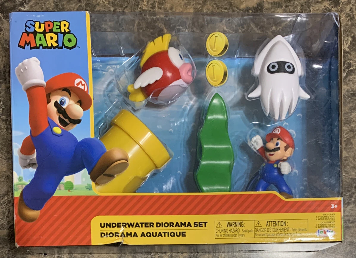 Mario underwater diorama set sale