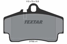 Textar 2179203 brake pad set, disc brake for Porsche