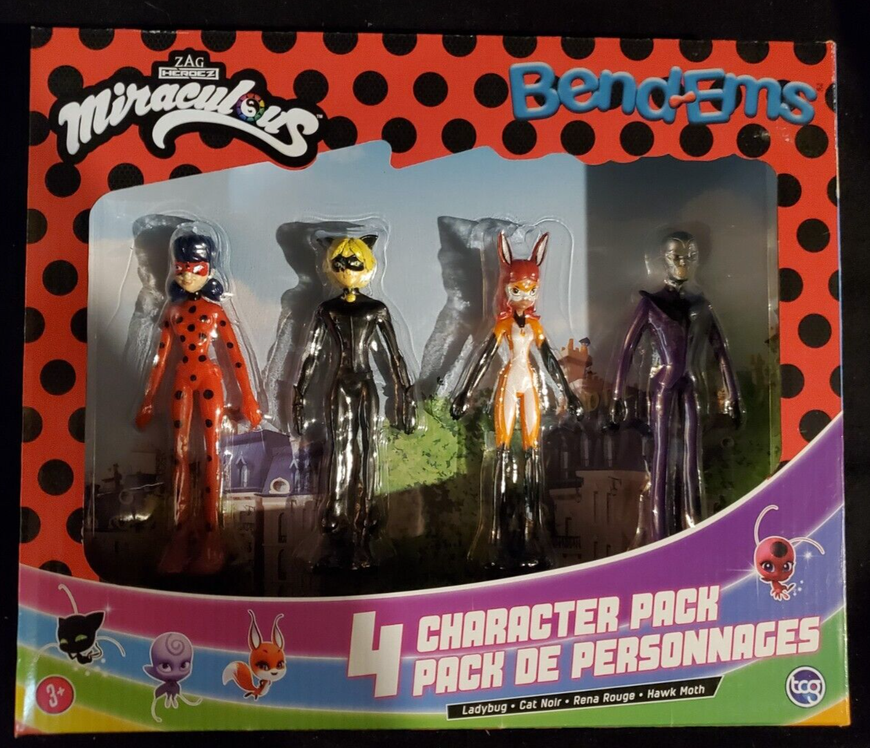 Bend-Ems  Miraculous ~ Posable Bendable Figures 4-Packs – TCG TOYS