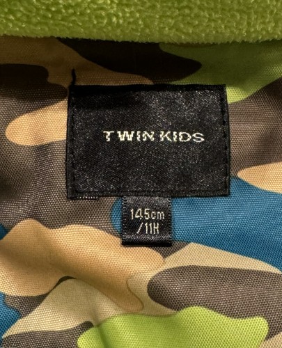 Twin Kids Multi Color Boys Fleece Lined Jacket Coat 145 / 11H - Picture 4 of 4