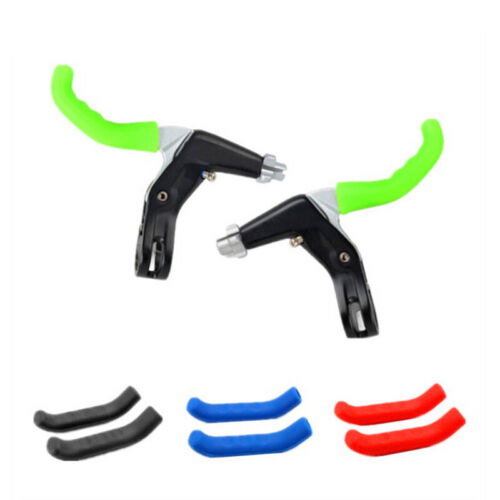 Bike Brake Lever Grips Pad Cycling Handle Bar Protector Bicycle Soft Cover - Picture 1 of 23