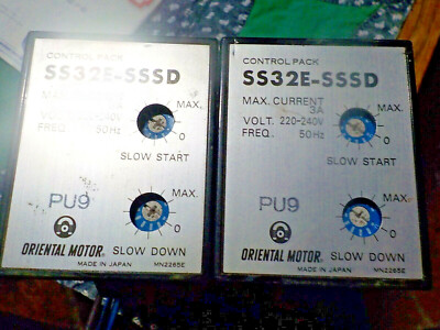 2 ORIENTAL MOTOR SS3 2E-SSSD Control Pack Max.current 3 A Vol T. 220-240 V Freq.