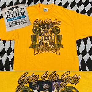 Vintage Los Angeles Lakers Kobe Rap T Shirt Back 2 Back Championship X Large Ebay