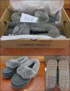 lands end sheepskin slippers