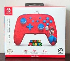 Super Mario PowerA Enhanced Wired Controller for Nintendo Switch Woo-hoo! NEW